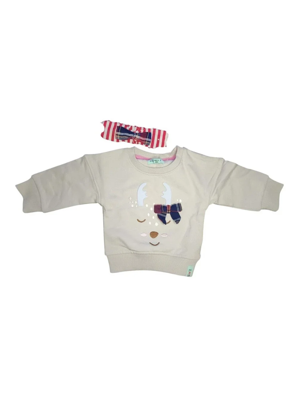 NWT Lilly + Sid Reindeer 3 Piece Set, Girls 0-3 Months
